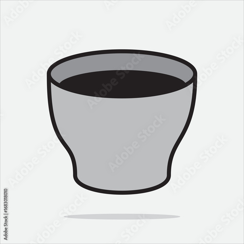 Glass of Coffee Beverage Drink Illustration