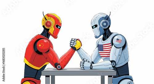 Robotic Arm Wrestling: US vs China