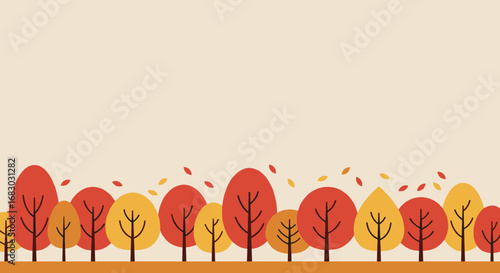 Autumn background with empty space for text, ideal for seasonal promotions and marketing materials