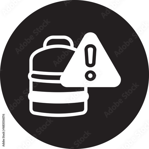water tank glyph icon