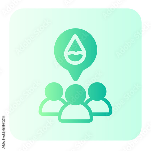 ration gradient icon