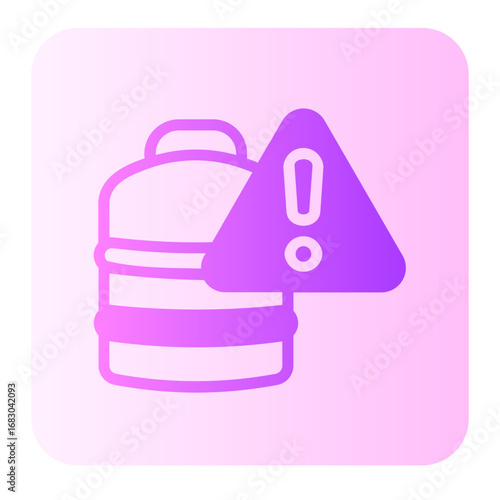 water tank gradient icon