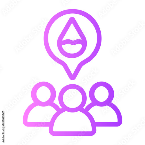 ration gradient icon