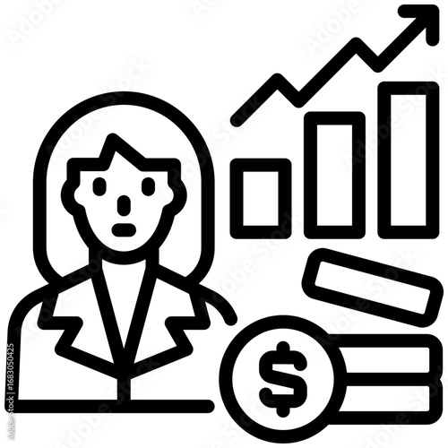 success icon isolated on white background. vector illustration icon for company and business development