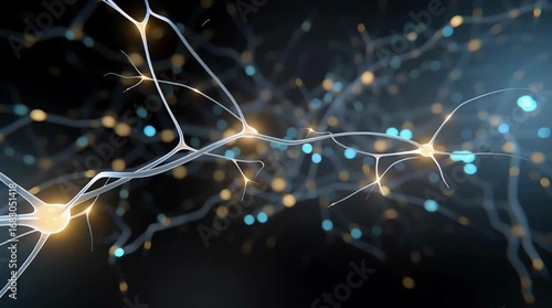 Neural Pathways and Synapses: A captivating visualization of neural pathways, showcasing the intricate connections and synapses within the human brain.