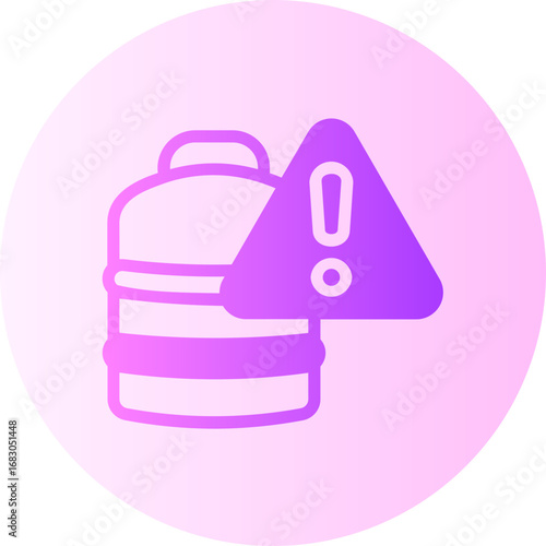 water tank gradient icon