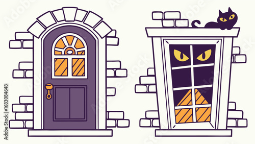 Halloween Doors and Windows