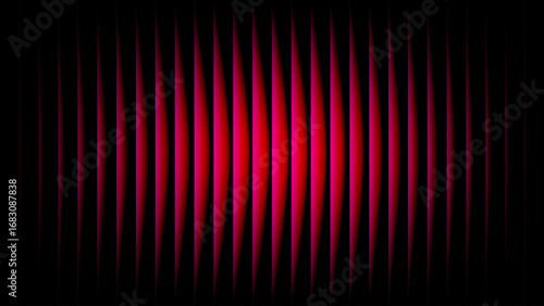 Gradient light fractal glass effect background. Glow vibrant background. Illuminated with warm blending glowing tones. Vibrant glowing through geometric structural glass. Vector illustration.