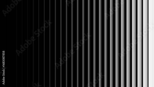 Gradient grayscale fractal glass effect background. Glow vibrant background. Illuminated with warm blending glowing tones. Vibrant glowing through geometric structural glass. Vector illustration.