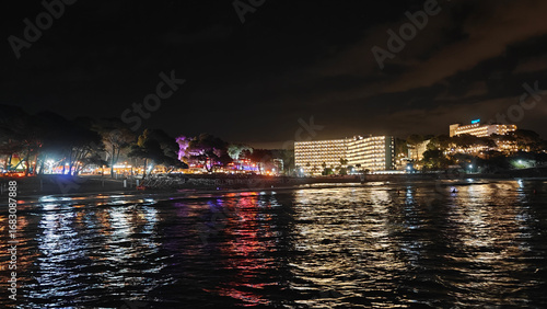 Mallorca, beach in Paguera. Spain, majorca sea sky.