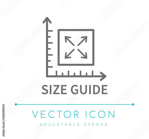 Size Guide Line Icon