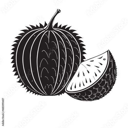 Black hala Silhouette Vector, High Quality Illustration on White Background