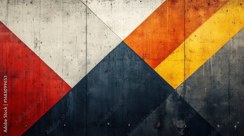 Naklejka premium Colorful Concrete Wall Design Background