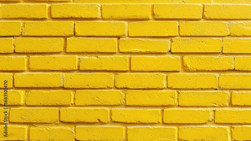 Obraz premium yellow brick wall background