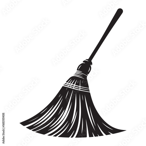 Broom Silhouettes art
