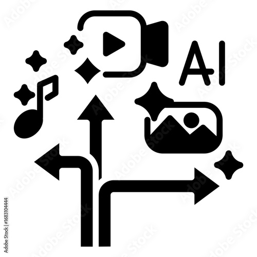 Ai multi function icon