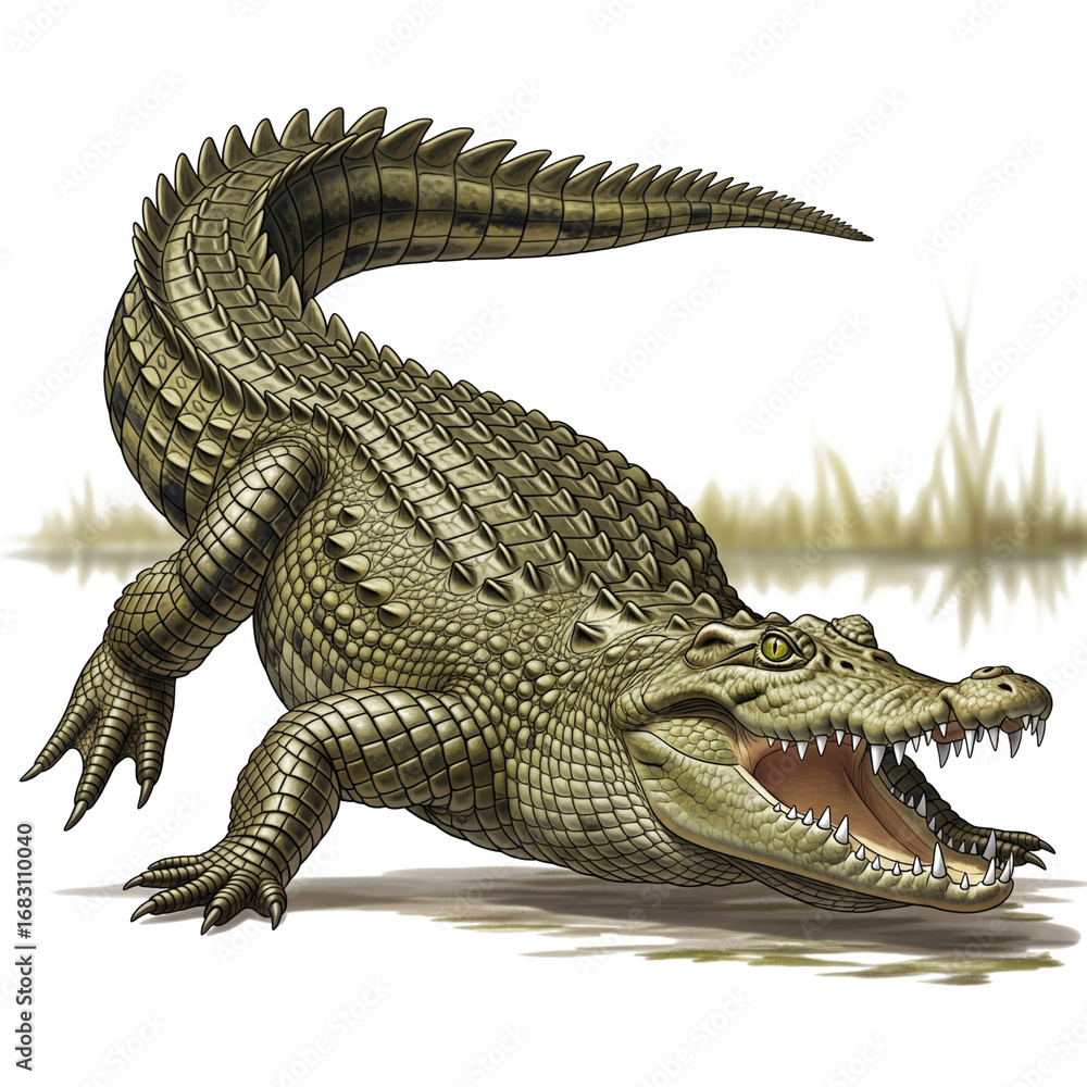 Naklejka premium Crocodile 4