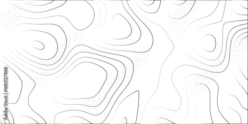 Abstract topographic contour map graphic with grayscale lines and gradients creating a fluid visual effect in a seamless repeating pattern.
