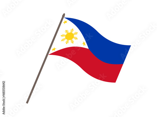 Philippine waving flag