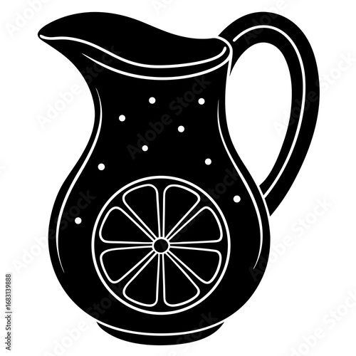 Lemonade Pitcher Vector Illustration