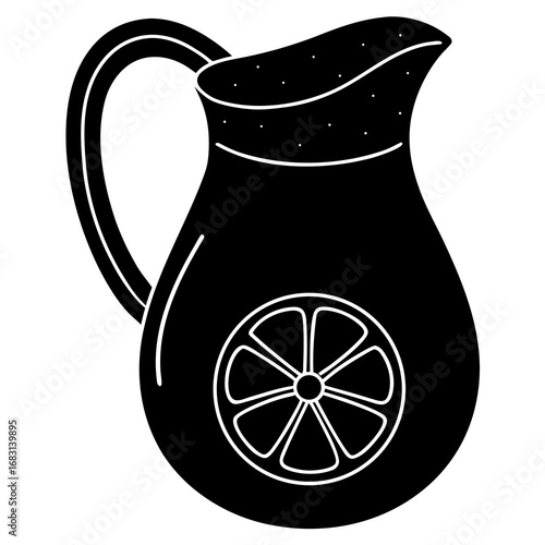 Lemonade Pitcher Vector Illustration