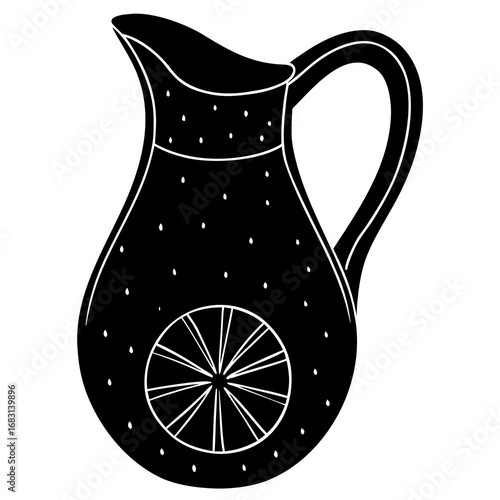 Lemonade Pitcher Vector Illustration