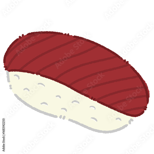 Maguro Sushi Illustration