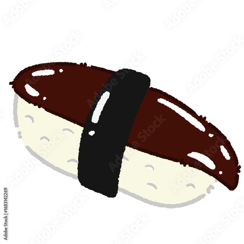 Unagi Sushi Illustration