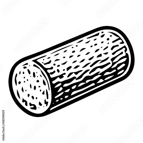 Authentic Wine Cork: Premium Winery Seal Illustration