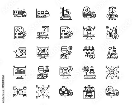 Supply Chain Icons