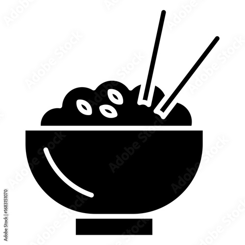 Rice Glyph Icon