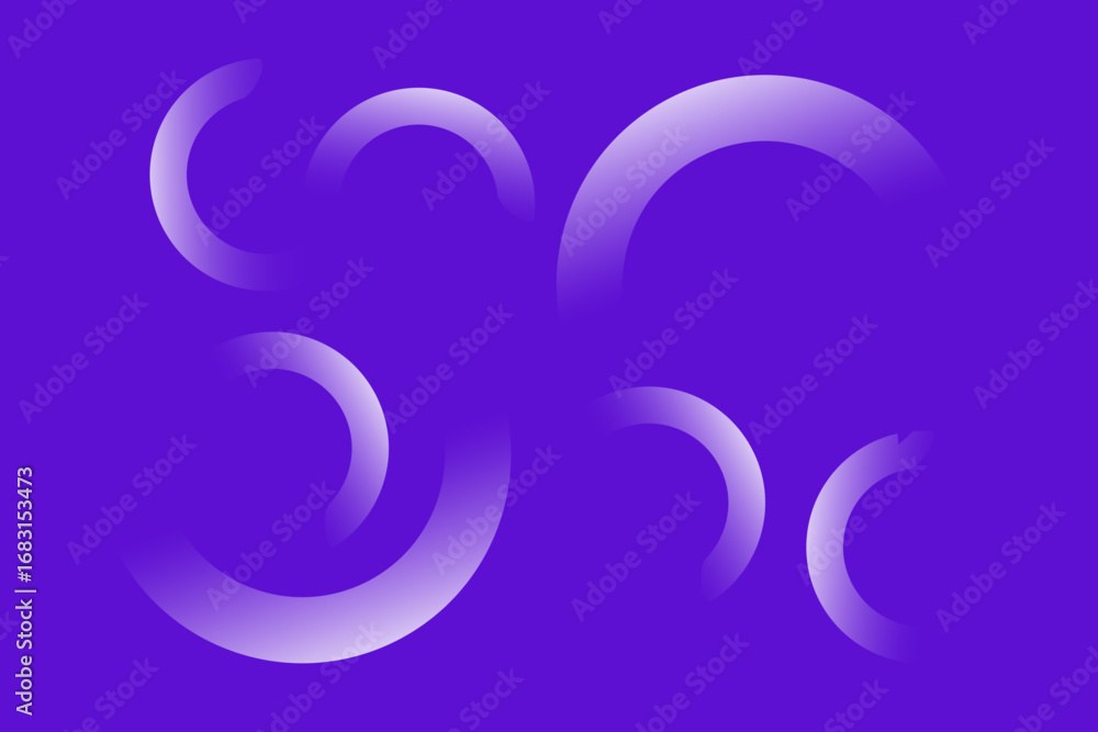 Fototapeta premium Abstract dynamic with Purple circle shape color background for template, poster, flyer design. Vector illustration