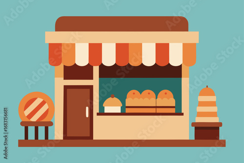 a charming old fashioned bakery with freshly baked