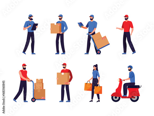 Delivery and Logistics Personnel Package Handling and Transportation
