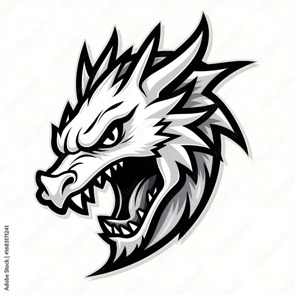 custom made wallpaper toronto digitalSavage Dragon Crest