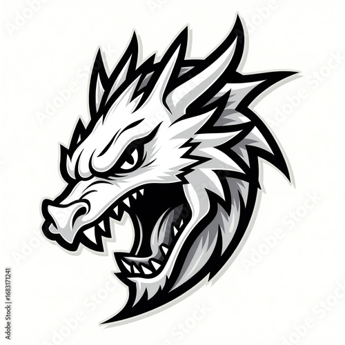 Wallpaper Mural Savage Dragon Crest Torontodigital.ca