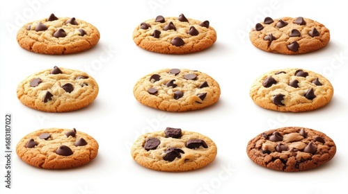 Baking sweet and delicious chocolate chip cookies at home a standard recipe for treat lovers
