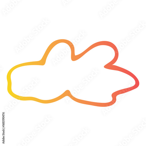 Orange cloud frame