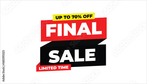FINAL SALE UP TO 70% OFF LIMITED TIME – SALE BANNER