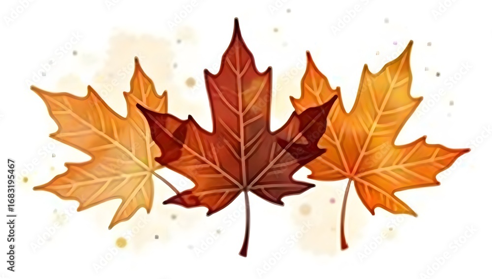Fototapeta premium Abstract art inspired by autumn colors and textures, blending warm seasonal tones into layered shapes, patterns, and soft gradients. AI-Generated!