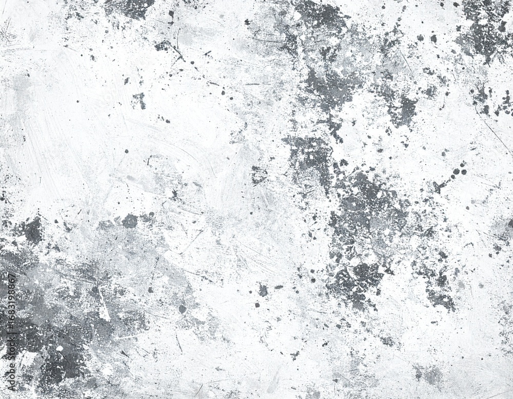 Fototapeta premium Black and White Distressed Grunge Texture Background – Abstract Rough Surface Overlay