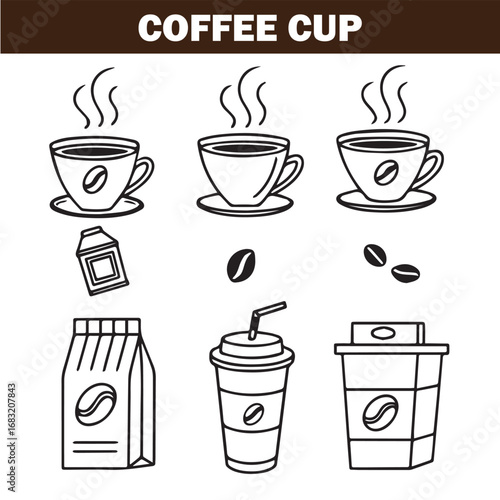 Coffee cup icon