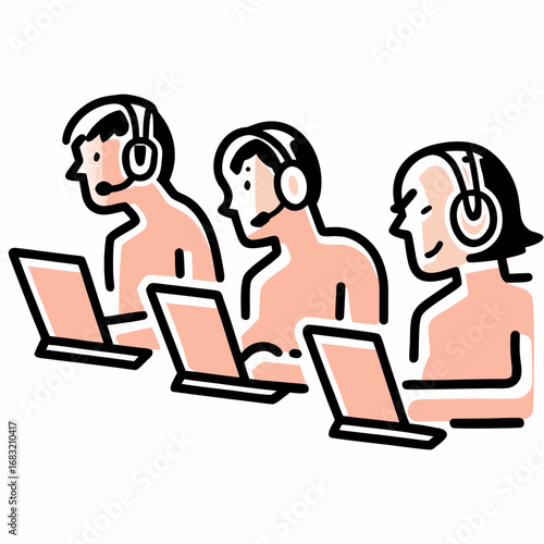 Group of gamers immersed in competitive gaming session