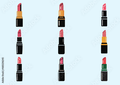 Lipstick icon, Lipstick vector