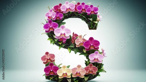 Orchid Letter S