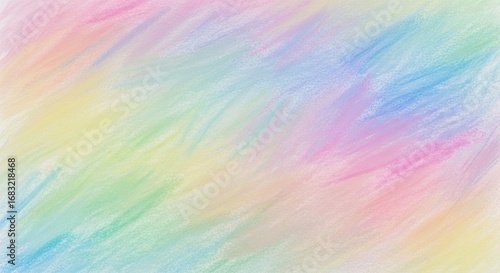 Pastel Rainbow Swirl Abstract Art Background Texture