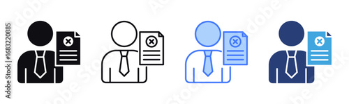 Dismissal icon sheet multiple style collection
