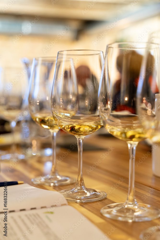 Obraz premium Wine glass close up 
