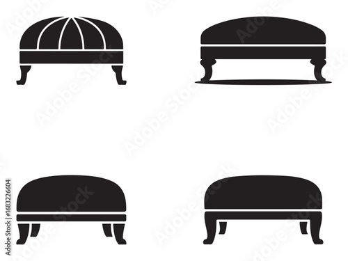 Four Classic Ottoman Styles Silhouettes