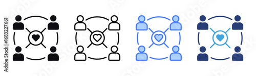 Mutual Friends icon sheet multiple style collection